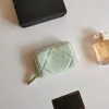 Moda feminina designer chave carteiras moeda luxo bolsa titular do cartão de couro genuíno com zíper saco titular do cartão designer carteira clássico