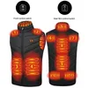 Women's Vests 11 Areas Self Heated Vest Heating Body Warmer Men's USB Battery Powered Women's Warm Vest Thermal Winter Clothing 231109
