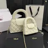 Dois tamanhos mini mulheres bolsa de ombro portátil bonito crossbody designer carteira diamante treliça couro acolchoado moeda bolsa luxo bolsa titular do cartão mala 12 18 cm