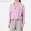 Desginer Aloo Yoga Giacca da donna Top Cappotto sportivo in seta di ghiaccio estivo Tuta da fitness con cerniera allentata da donna Abbigliamento casual per protezione solare all'aperto