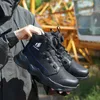 Boots Men Steel Toe Cap Safety Work Shoes PunctureProof Male Construction High Top Sneakers 231108