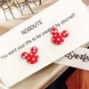 Stud -oorbellen schattig muispunt zoete romantische charme sieraden 2023 groothandel cartoon trendy accessoires voor vrouwen als cadeau
