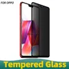 3D Full Cover Privacy Tempered Glass Phone Anti Spy Screen Protector For oppo A74 A95 A94 RENO8PRO RENO7 RENO6 RENO5 A92S A91 A31 A52 A12 K5 A1K F11PRO