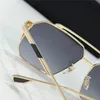 New fashion design metal sunglasses 755 pilot cat eye frame avant-garde and generous style high end outdoor uv400 protection glasses