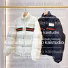 2023 Autumn Winterontwerper Casual Down Jacket Losse passende heren en dames staande kraag warm en veelzijdig casual jas