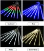 30/50 cm 144/ 240LLED Meteor Shower Rain Tubry LED Świąteczne światło Wedding Party Garden Święto sznurkowe Święta na świeżym powietrzu 12 ll