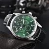 고품질의 완전 기능 고무 시계 석영 운동 남성 감시 방수 손목 시계 Montre de Luxe Gifts