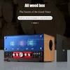 Głośniki komputerowe drewniane komputerowe komputerowe telewizor kino domowe Karaoke caixa de som 60W kombinacja dużej mocy subwoofer stereo głośnik Bluetooth YQ231103