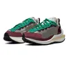 SACAI VAPORWAFFLE LDWAFFLE WAFFLE SHOID OBSIDIAN BLACK GUM PINE GREE