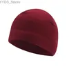 Beanie/Kafatası Kapakları Kış Yeni Polar Şapk Taktik Rüzgar Geçirmez Açık Yürüyüş Aksesuarları Avcılık Askeri Erkekler Snowboard Bisiklet Yavru Beanies YQ231108