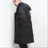 Men's Down M-5xl Winter Chinese Style Coats Cotton Padded Long-sleeved Jacket Slim Warm Large Size Hooded Parkas