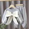 Clothing Sets Fashion Baby Boys Girl Fall Clothes Sets Baby Girl Clothing Set Kids Large Butterfly Pants 2Pcs Suits Outfit