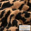 منزلي Micro Plush Leopard Blanket Ultra Soft Warm Dark Leopard نمط رمي بطانية لأريكة سرير الأريكة