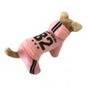 Dog Apparel Sport Design Letter 82 Pattern Hooded Pet Clothes Coat Small Puppy Jumpsuit Dogs Outfit Clothing