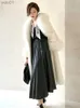 女性の毛皮のフェイクファーホワイトミンクファーコート女性長い光の贅沢な気質厚い暖かさフェイクミンクファージャケット2022冬の新しい韓国シック衣料