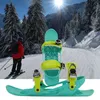 Snowboard Bindings Adjustable Mini Short Ski Skates Snow Skis For Winter Shoes Short Snowskates Snowblades Skiboards Snow Short Skiboard 231109