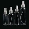 زجاجات بخاخ شفافة PET 5 مل 10 مل 15ML 20mL 30ml 50ml 60ml 80ml 100ml