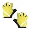 Gants de cyclisme été hommes femmes gants de cyclisme demi doigt respirant antichoc route VTT gants de vélo avec bande réfléchissante 231109