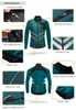 Cycling Jackets WOSAWE Windproof Cycling Jacket Bike Jersey Outdoor Sport Cycling Windbreaker Rainproof Reflective Bike Clothing Navy Blue 231109