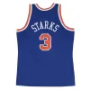 Knick Nate Robinson Patrick Ewing Jersey New John Starks York Phil Jackson Larry Johnson Latrell Sprewell Willis Reed Mitchell Ness White Blue Size S-XXXL