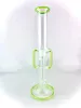 Smoking Pipes grüne Recycler-Bong, 16 Zoll, 18 mm Gelenk, gerader Hals, einzelnes Inline-Perc, hohe Qualität