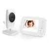 Baby Monitor Video med kamera SM32 3,2 tum TFT LCD Portable Monitor IR Night Vision Tway Talk Temperatur Sensor Lullabies