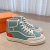 23S / S Luxury Men High-top Get Up Sneaker Scarpe da ginnastica in pelle di vitello Cool Styly Man Skateboard Walking Comfort Footwear EU38-46