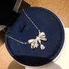 Collier GRAFE pour femme designer Peach Heart Cut Diamond bijoux reproductions officielles 925 argent diamant marque de luxe designer cadeaux premium avec boîte 001