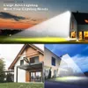 Solar Wall Lights 42/84/126/168 LED Super Bright Outdoor Solar Lamp 3000mAh IP65 Waterproof Street Lights Motion Sensor Garden Yard Wall Light Q231109