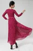 Casual Dresses Chiffon Long Dress Leopard Print Islamic Abaya Clothing Pink Colours Animal