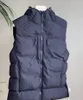 Mäns Vest Winter Designer Brand Men's Cotton Vest Embroidered Logo Luxury Winter Coat Högkvalitativ vinterrock utomhussportvästar