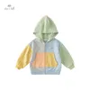 Jassen Dave Bella Kinderjongen Herfstmode Casual Overjas met capuchon Tops Puur katoenen vest Buiten Sport DB3236436 231109