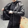 Chaquetas para hombres KOODAO para hombres Slim Fit Coat Moda Casuals Collar Poliéster Primavera y otoño Negro 231108