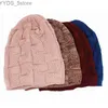 Czapki czapki/czaszki Lovingsha dorośli mężczyźni zimowi ciepły kapelusz dla kobiet unisex nowe wełniane dzianiny swobodne czapki czapki marka bawełniane czapki ht138 yq231108