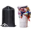 Laundry Bags Black Blue Extra Large Laundry Bag Sack With Drawstring Dirty Clothes Storage Bag Quilt Toy Organizer el Bathroom Supplies 231109