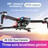 Gece Görüşü GPS 5G Akıllı İHA DRONLARI Uzun Dayanıklılık 30mins 6K ESC Kameraları 5km Görüntü İletim Fırçasız Motor Drone Engel Kaçınma Uçak 3 Eksen Gimbal