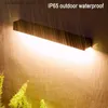 Solar Wall Lights LED Solar Light Outdood Wodoodporne dekoracje ogrodowe Lampa zasilana słoneczna Super jasna willa numer drzwi balkonowe światło światła ścienne Q231109