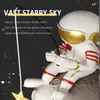 Vägglampor modern led personlighet barn rum barn sovrum studie mån astronaut pojke sängen stjärna projektion dekor nattljus