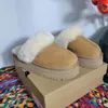 Tazz Slippers Australia Boots 디자이너 여성 태즈 만 스노우 겨울 양가죽 부츠 플랫폼 모피 슬리퍼 여성 클래식 울트라 미니 스웨이드 울 발목 부츠