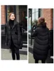 Women's Down Parkas winter loose thick black red navy blue puffer down jacket for womens and long sections Womens coats zln231109