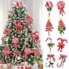 Decorazioni natalizie 1 pz Ornamento per albero di Natale Argilla morbida Rosso Bianco Bastoncino di zucchero Babbo Natale Alce Lecca-lecca Ciondolo Famiglia Anno Regalo Natale 231109