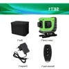 Freeshipping 3D 12 Lines Green Laser Level Wireless Remote Självutsläpp 360 Horisontell vertikal tvärlinje med batteriväggbrack MDSP