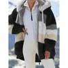 Damesbont Winterjas van imitatiebont voor dames Oversized lange teddybeerjas Warme verdikking Fleece Nepbontjassen Winterjas Dames Top met lange mouwen 231108