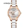 Quartz horloge voor dames Nieuw dameshorloge Mode Keramiek Liefde Diamant Waterdicht Dames