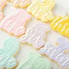 Bakvormen gelukkige verjaardag nummer 1-10cake decoreren gereedschap cookie biscuit sugarcraft mal fondant postzegel drukken snijders cutter emb b1q1
