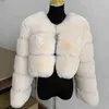 Kunstpelz-Jacke für Damen, dicker Mantel, kurzer, modischer, warmer Kunstpelzmantel für den Winter, Pelzmantel im Ausverkauf, Kunstpelzmantel für Damen, L231120