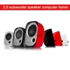 مكبرات صوت الكمبيوتر 2.0 مكبر صوت مضخم صوت R12U Computer Audio Audio Small Speaker Mini Notebook مكبر صوت مع USB3.5mm سماعة الرأس Jack YQ231103