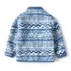 Ceketler 2 8T Çocuklar Erkekler İçin Giyim Kış Polar Fermuar Mavi Sevimli Satış Kalın Bebek Katlar 231109
