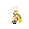 Keychains Designer Explosive Cartoon Minions 12 Zodiac Series Key Chain For Woman Fashion Couple Bag Hanging Creative Car Key Ring