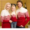 Family Matching Outfits Christmas Parents Child Sweater Women Sweater Dress Embroidered Long Sleeve Autumn Winter Pullovers Sweaters Women 231108